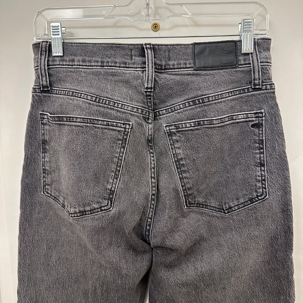 GUC Madewell The Perfect Vintage Straight Jeans Size 27 Washed Black - Picture 5 of 9